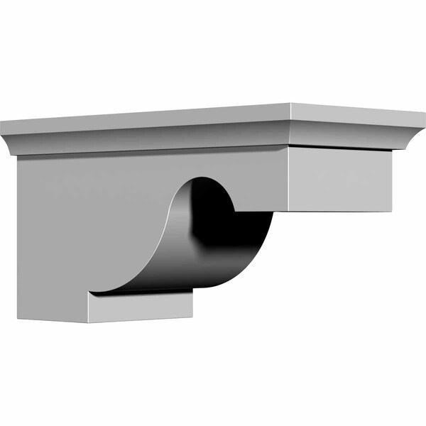 Ekena Millwork 6"W x 11 1/2"D x 6"H Dublin Bracket BKT06X11X06DU - main